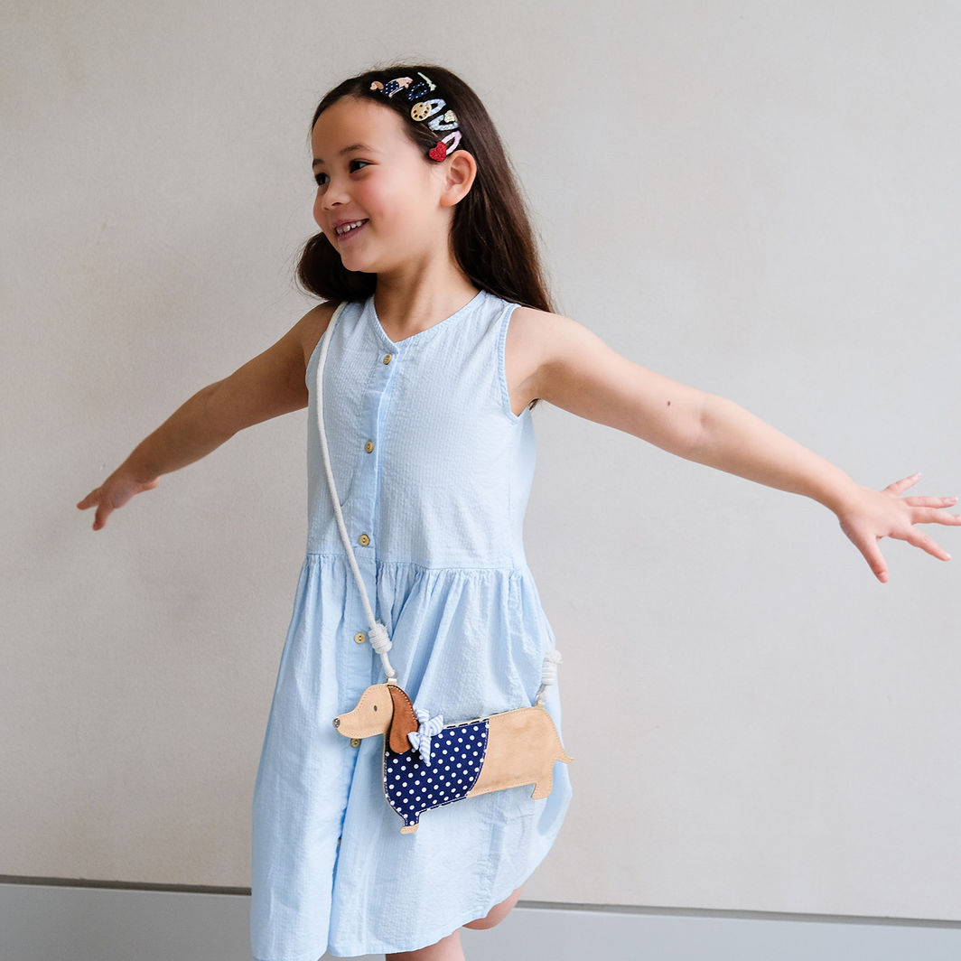 Mimi & Lula Bag with Strap, Sausage Dog Mon Cheri
