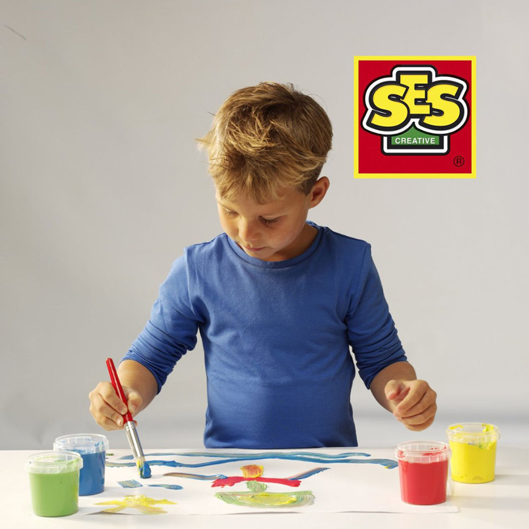 SES Creative Poster Paints, Multicolor Set of 6 x 45 ml