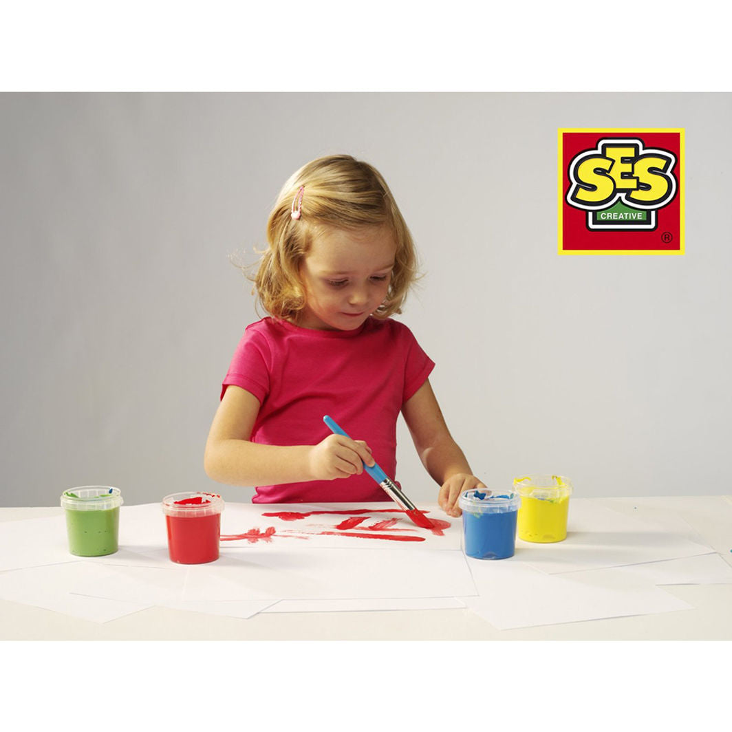 SES Creative Poster Paints, Multicolor Set of 6 x 45 ml