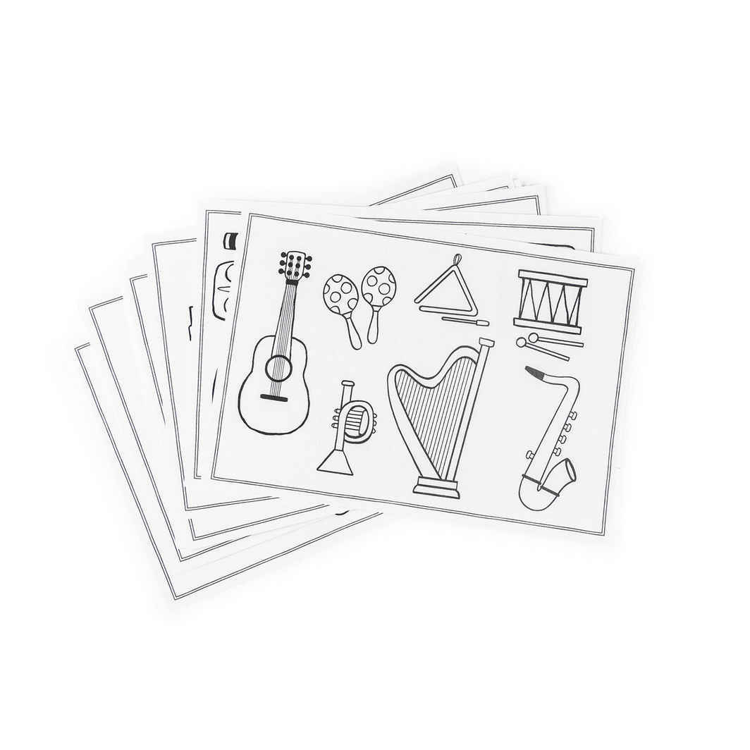 Moulin Roty Kidywolf Drawing Stencils 24 pcs - Les Popipop