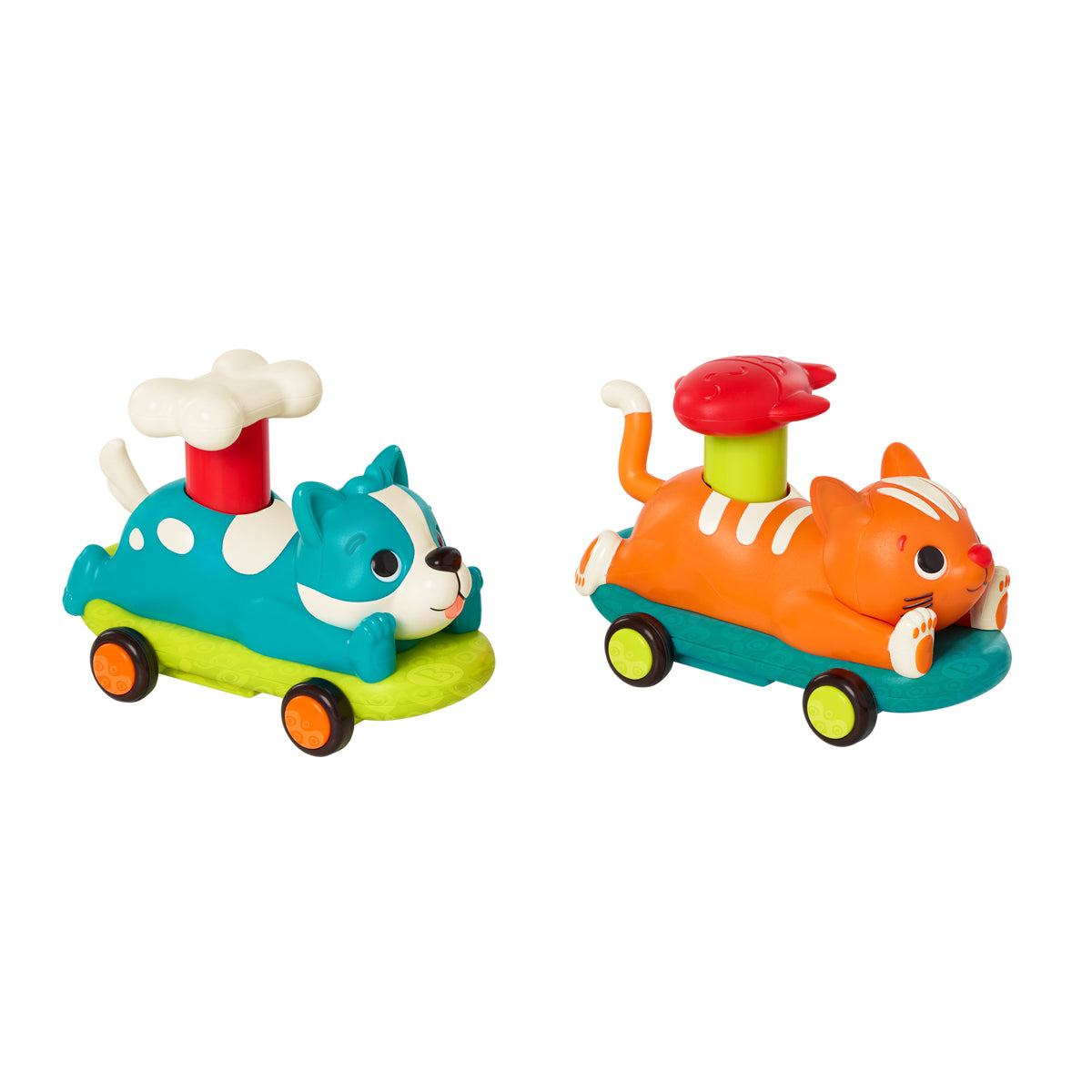 B Toys Animal Cars, Push & Go, Assorted Variants - Price is for 1 Piece