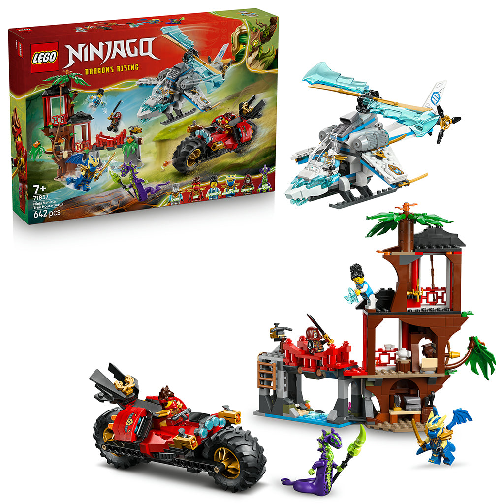 LEGO® NINJAGO® Ninja Vehicles Showdown at the Treehouse