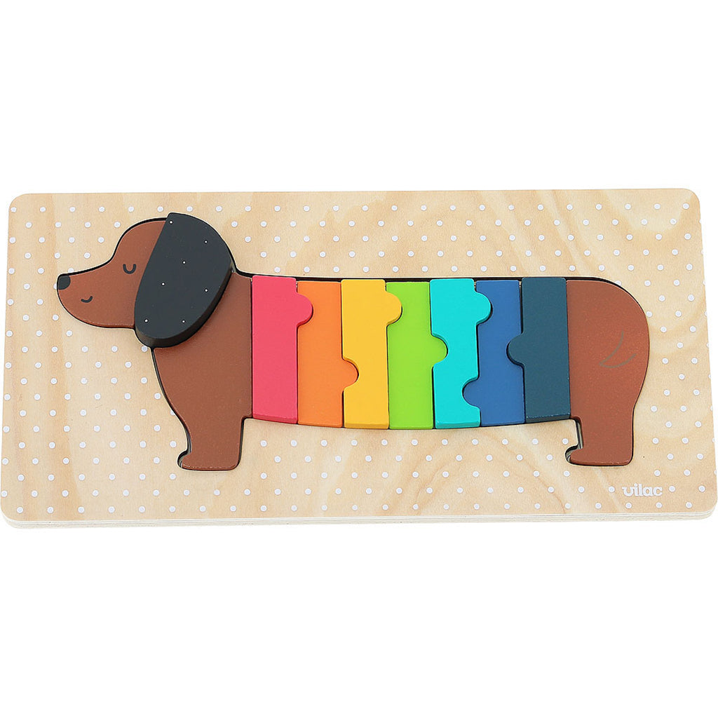 Vilac Wooden Puzzle, Dog by Andy Westface