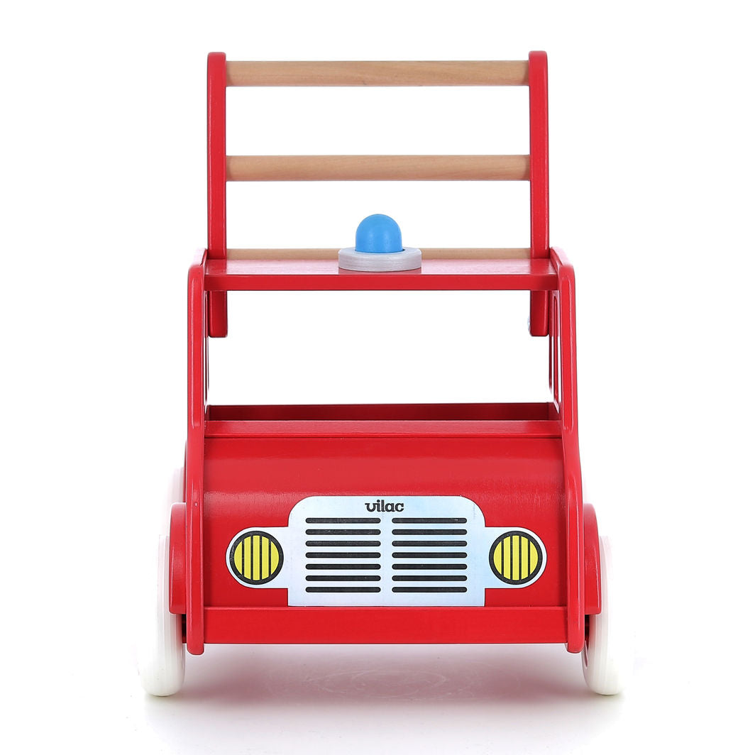 Vilac Push Cart, Fire Truck