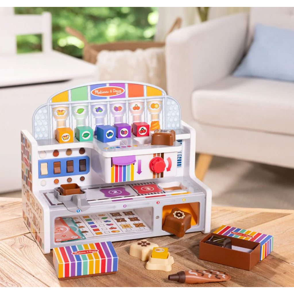 Melissa & Doug legemad i træ, Chokoladefabrik