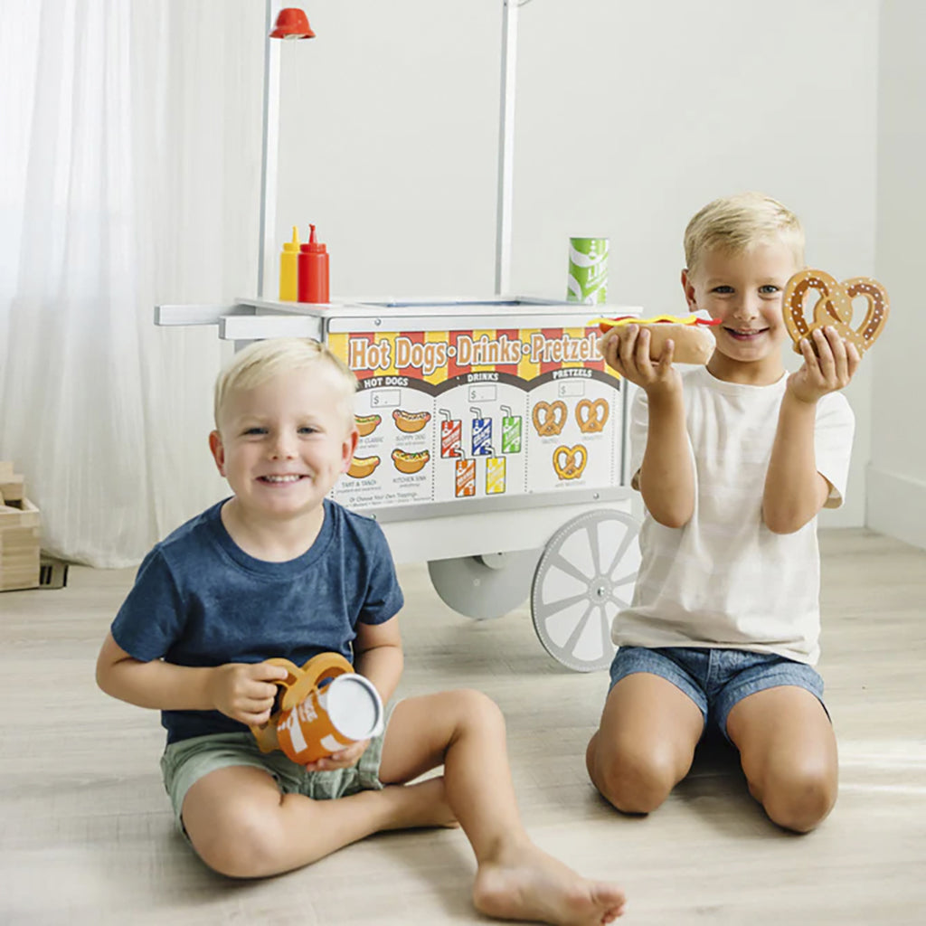 Melissa & Doug Food Cart with Included Items