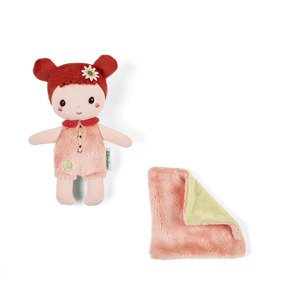 Lilliputiens Jil Doll in Cardboard Cradle, 18 cm