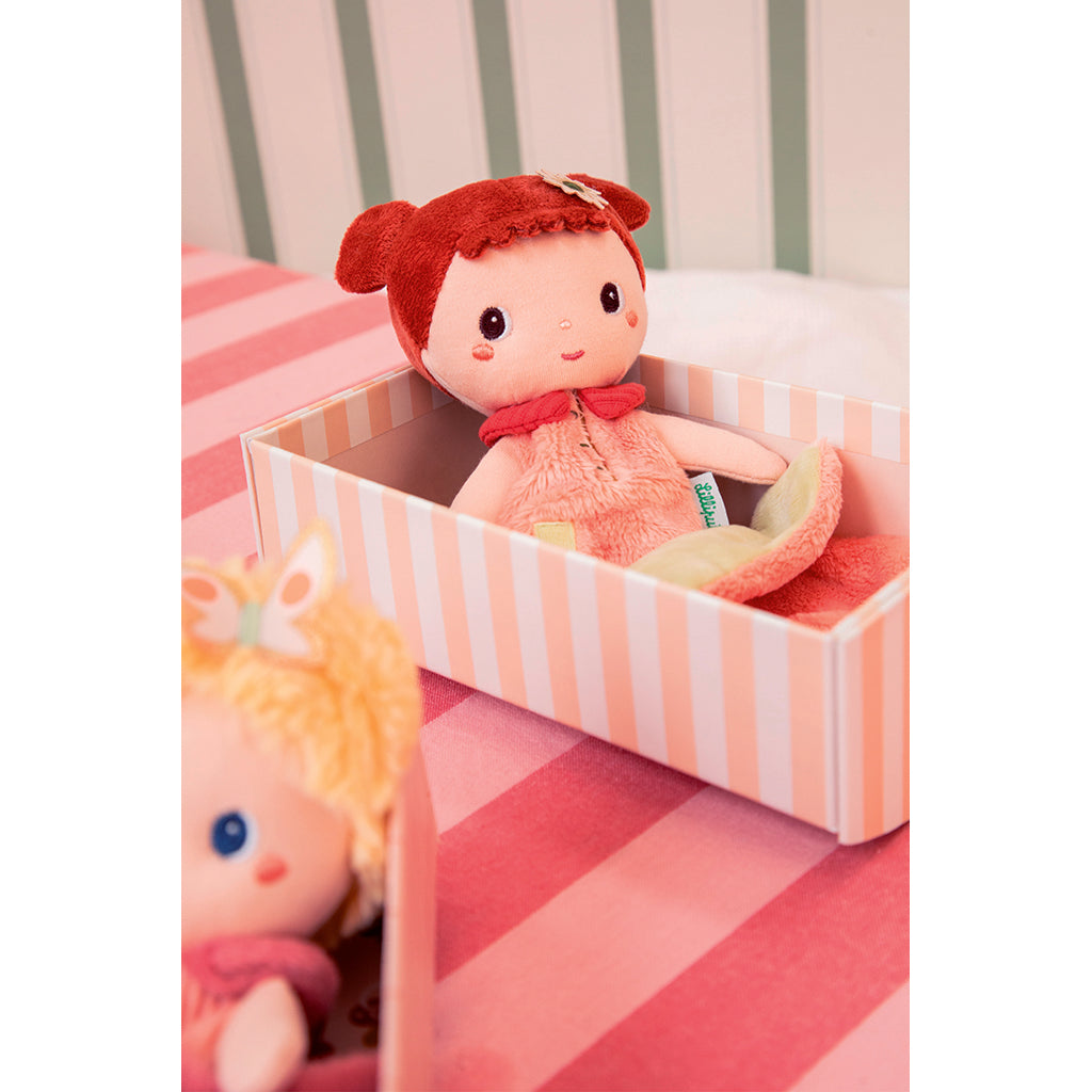 Lilliputiens Jil Doll in Cardboard Cradle, 18 cm