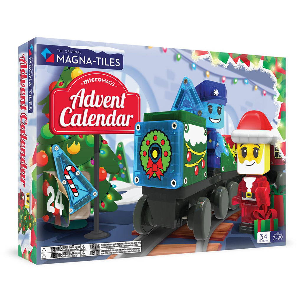 Magna-Tiles Magnetic Building Set, Advent Calendar – Micro Mags