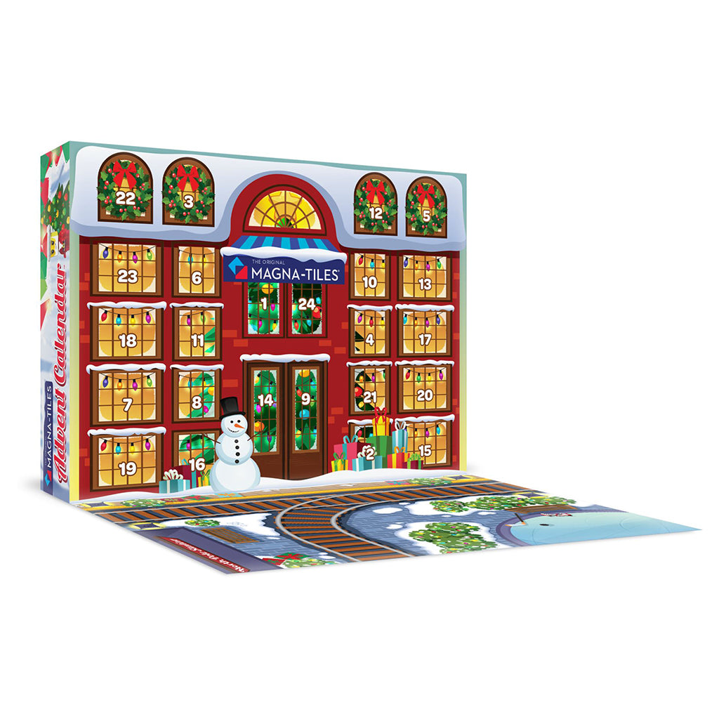 Magna-Tiles Magnetic Building Set, Advent Calendar – Micro Mags