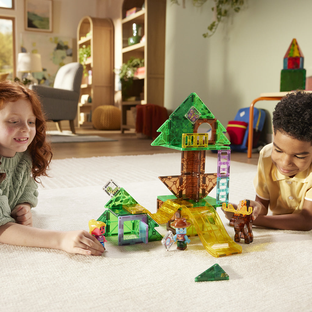 Magna-Tiles Magnetic Building Set, Tree Top Adventure with 42 Pieces