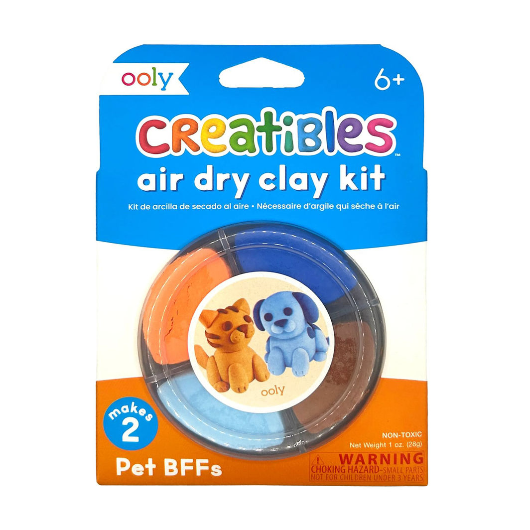 Ooly Self-Hardening Clay - Pet BFFs 4 Colors - Creatibles