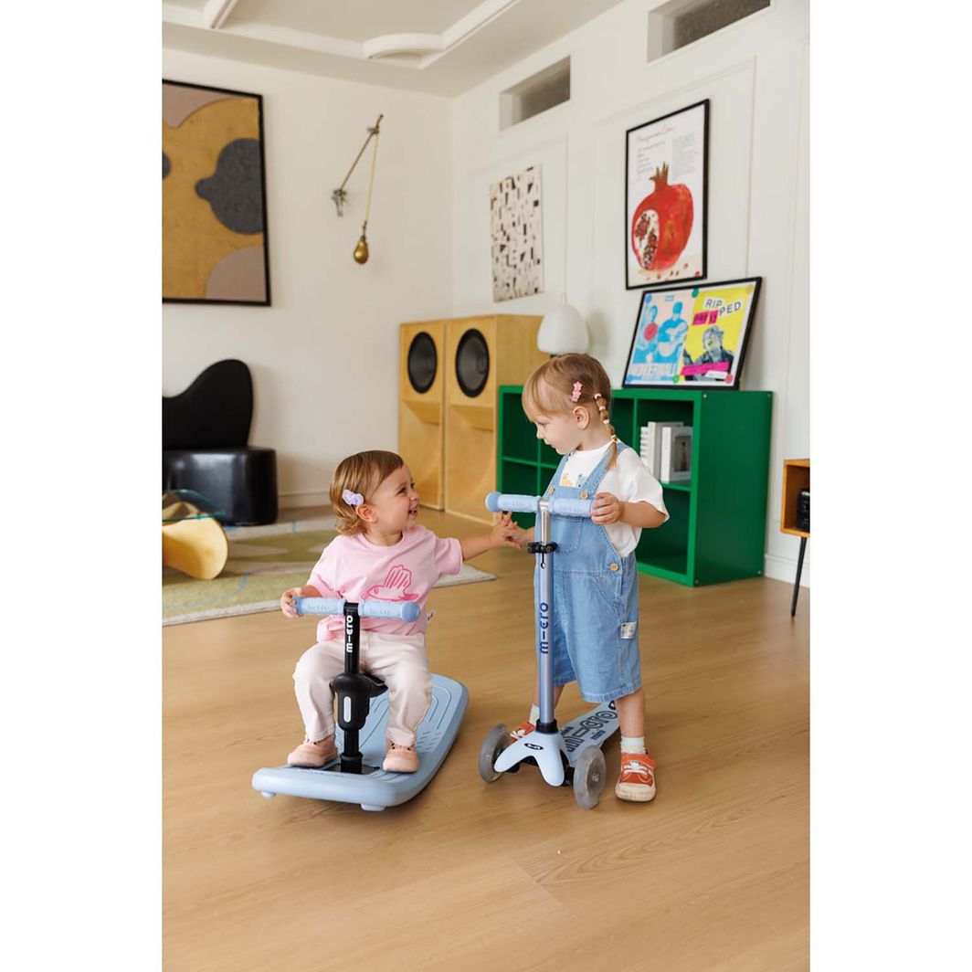 Micro Scooter, Mini Deluxe LED, Rock & Go - Ocean Slate