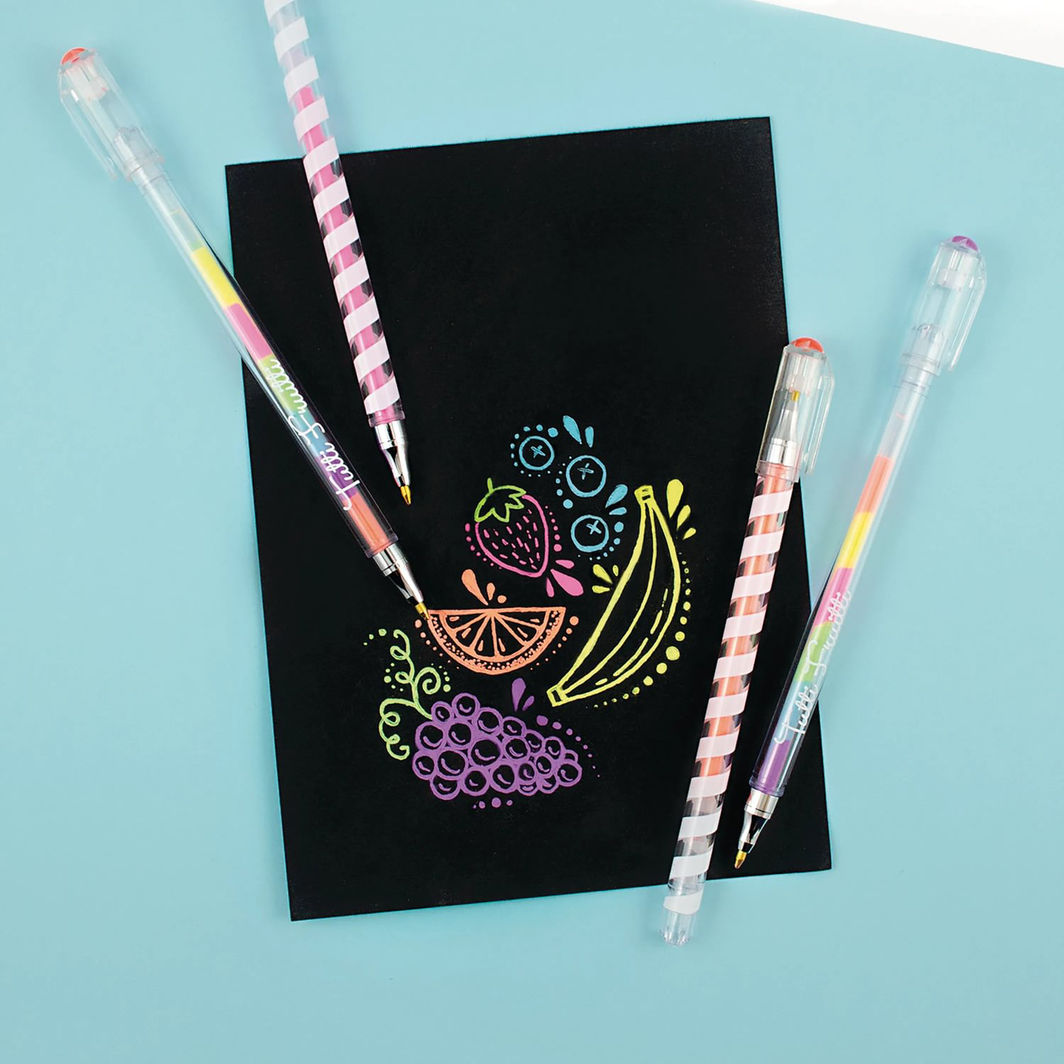 Ooly Gelpen med duft 6 stk, Tutti Fruitti
