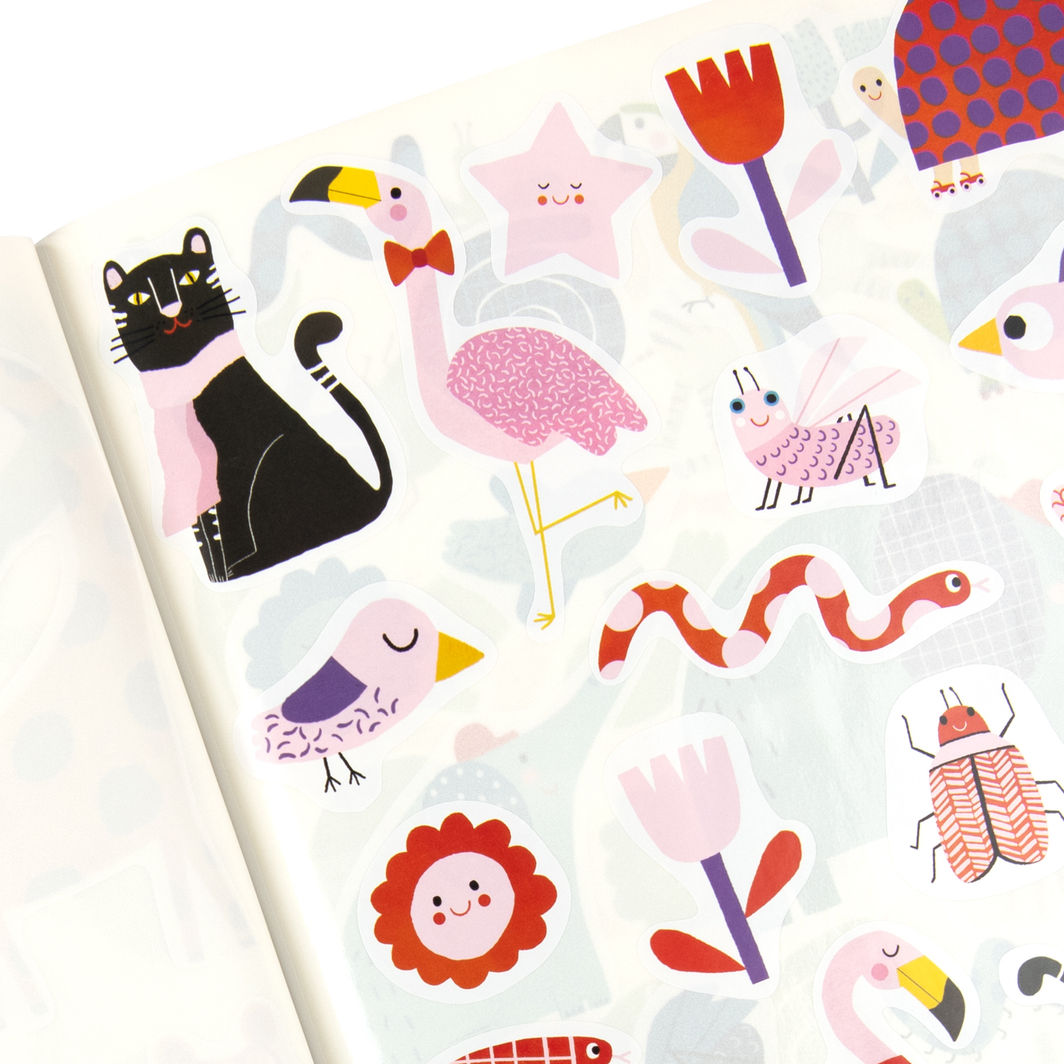 Moulin Roty Sticker Book – 300 Stickers – Les Toupitis