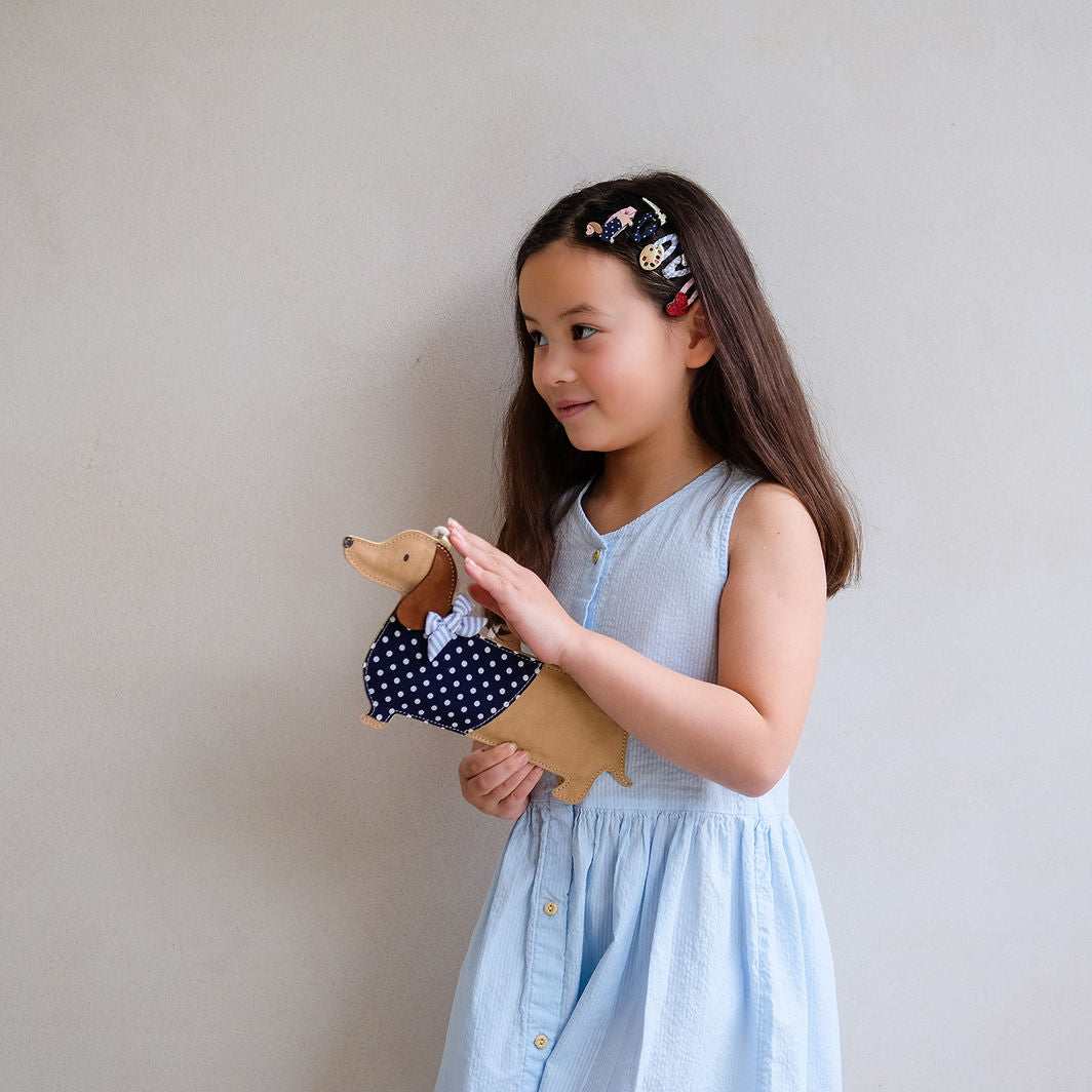 Mimi & Lula Bag with Strap, Sausage Dog Mon Cheri