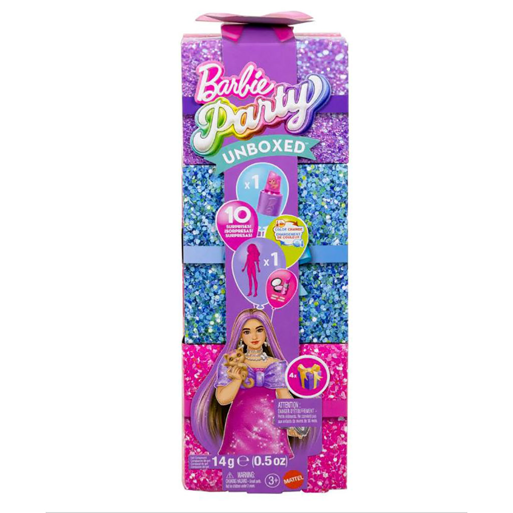 Barbie Glam Party Unboxed, Pink Curvy dukke