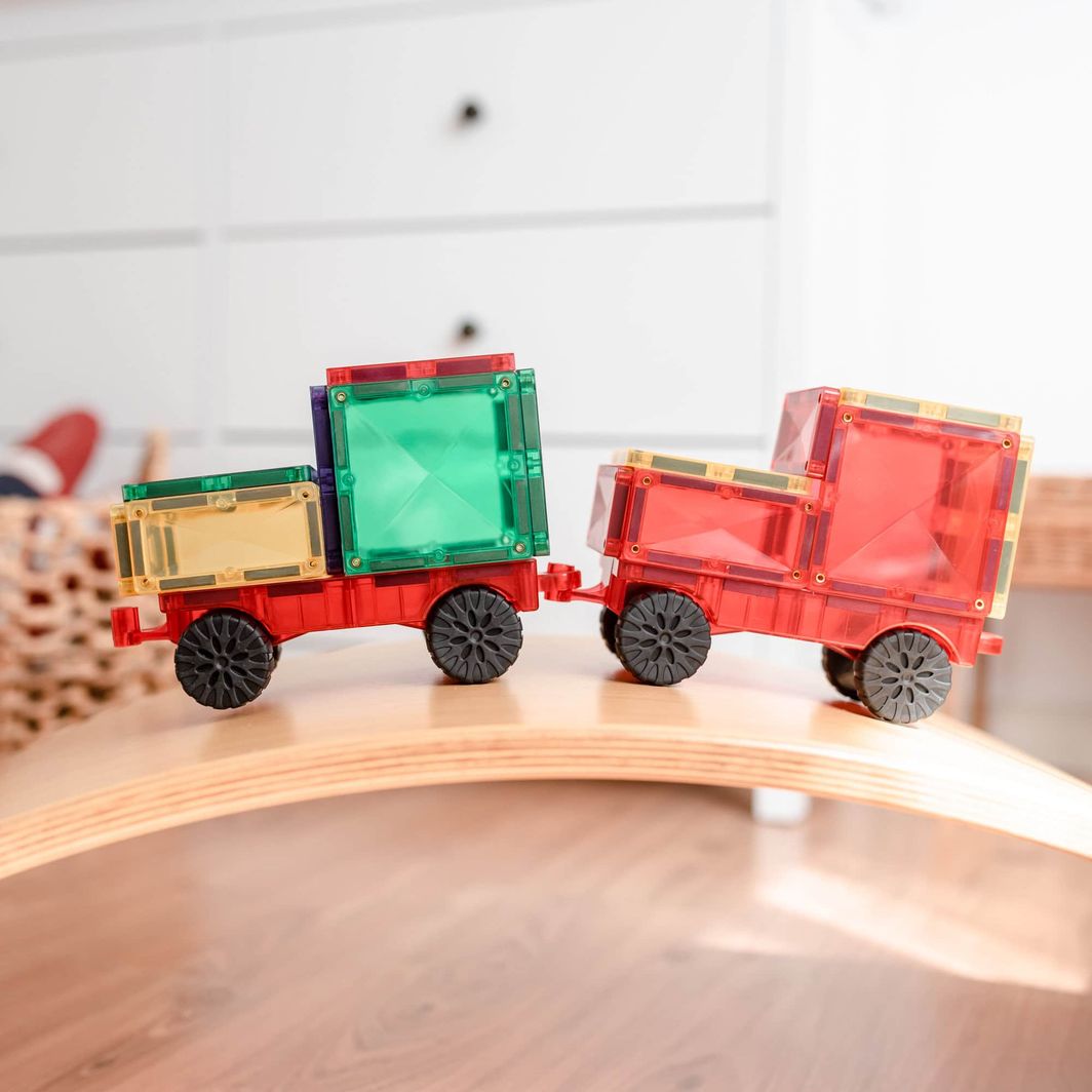 Connetix Motion Pack, Magnetic Construction Set with 24 Pieces – Rainbow