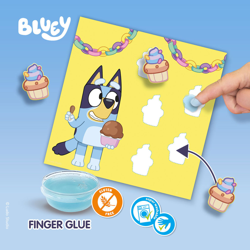 SES Creative Bluey, Fingermaling - Former