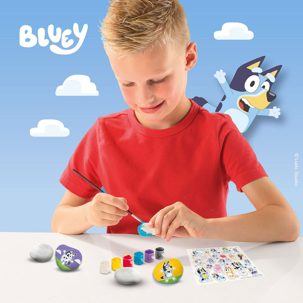 SES Creative Bluey, Mal på sten