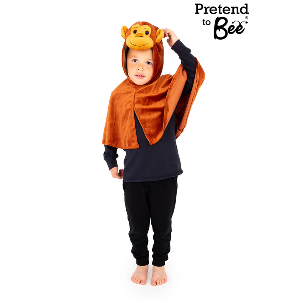 Pretend to Bee Dress-Up Costume, Animal Costume, Monkey - Ages 3-7 Years