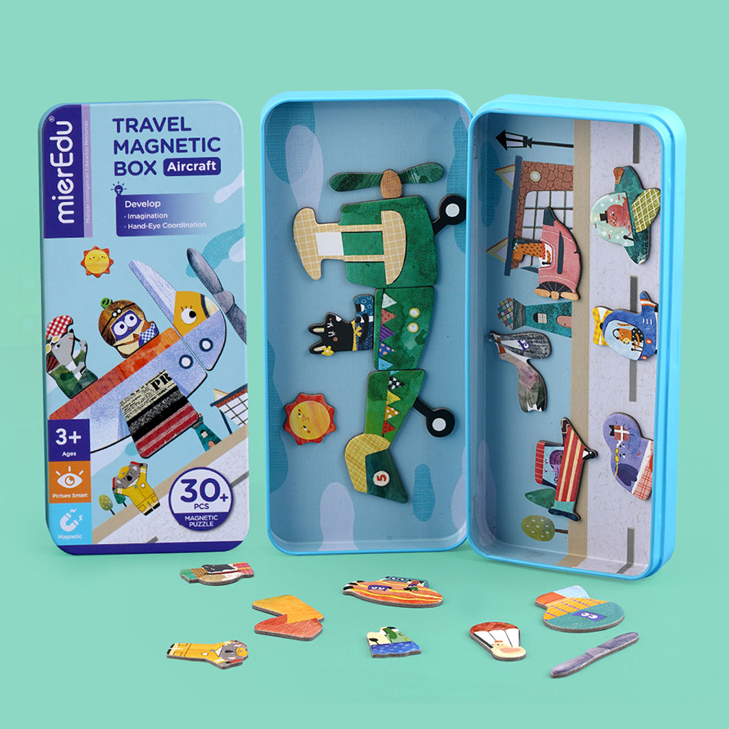mierEdu Magnetic Travel Set, Airplanes