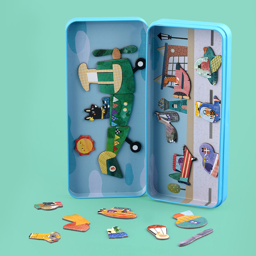 mierEdu Magnetic Travel Set, Airplanes