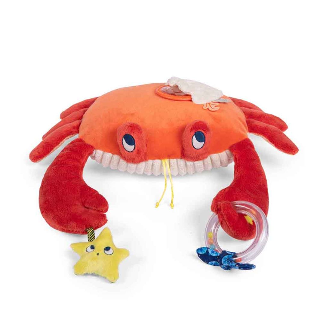 Moulin Roty aktivitetstøjdyr, krabbe - 34 cm