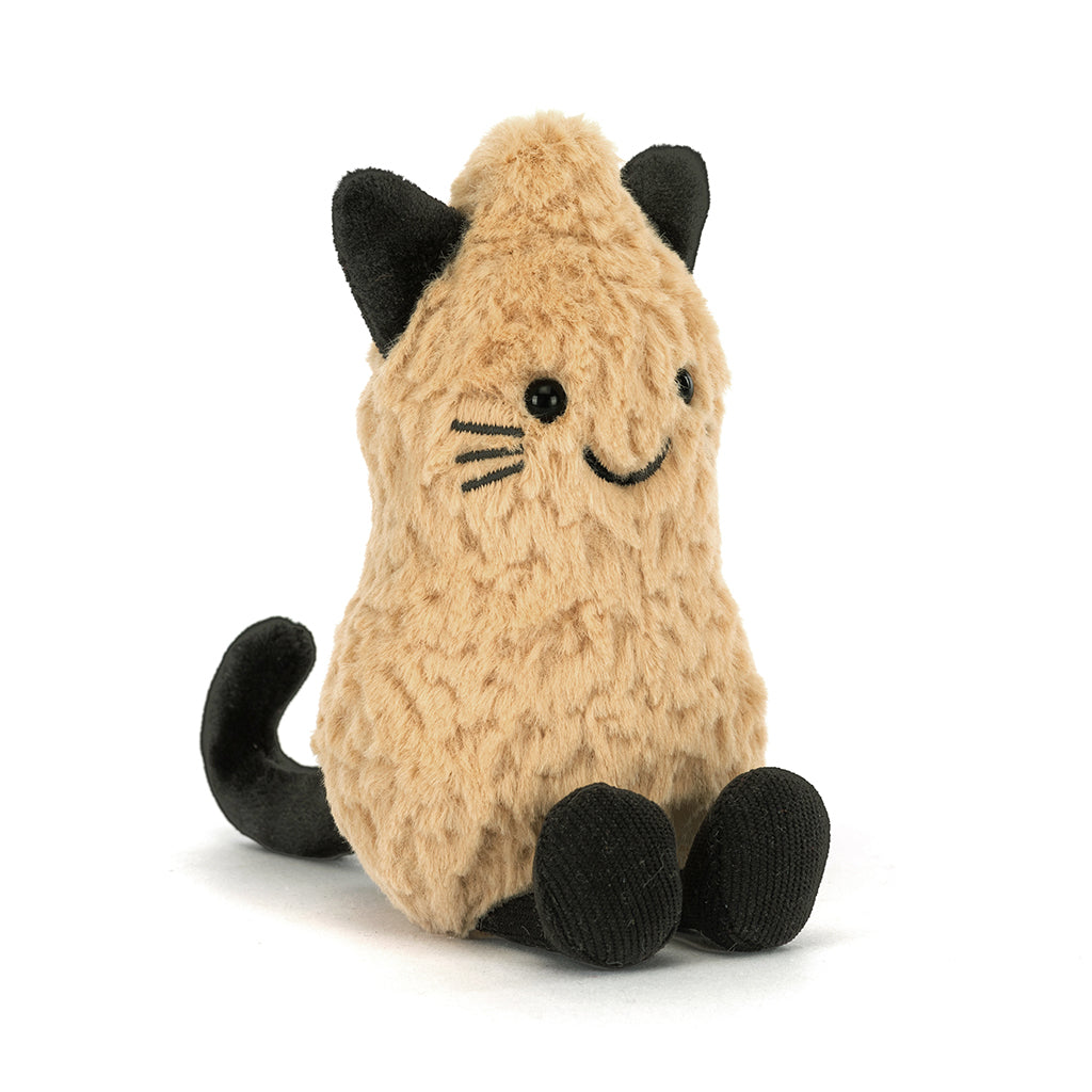 Jellycat teddy bear, Amuseables Peanut cat – 15 cm