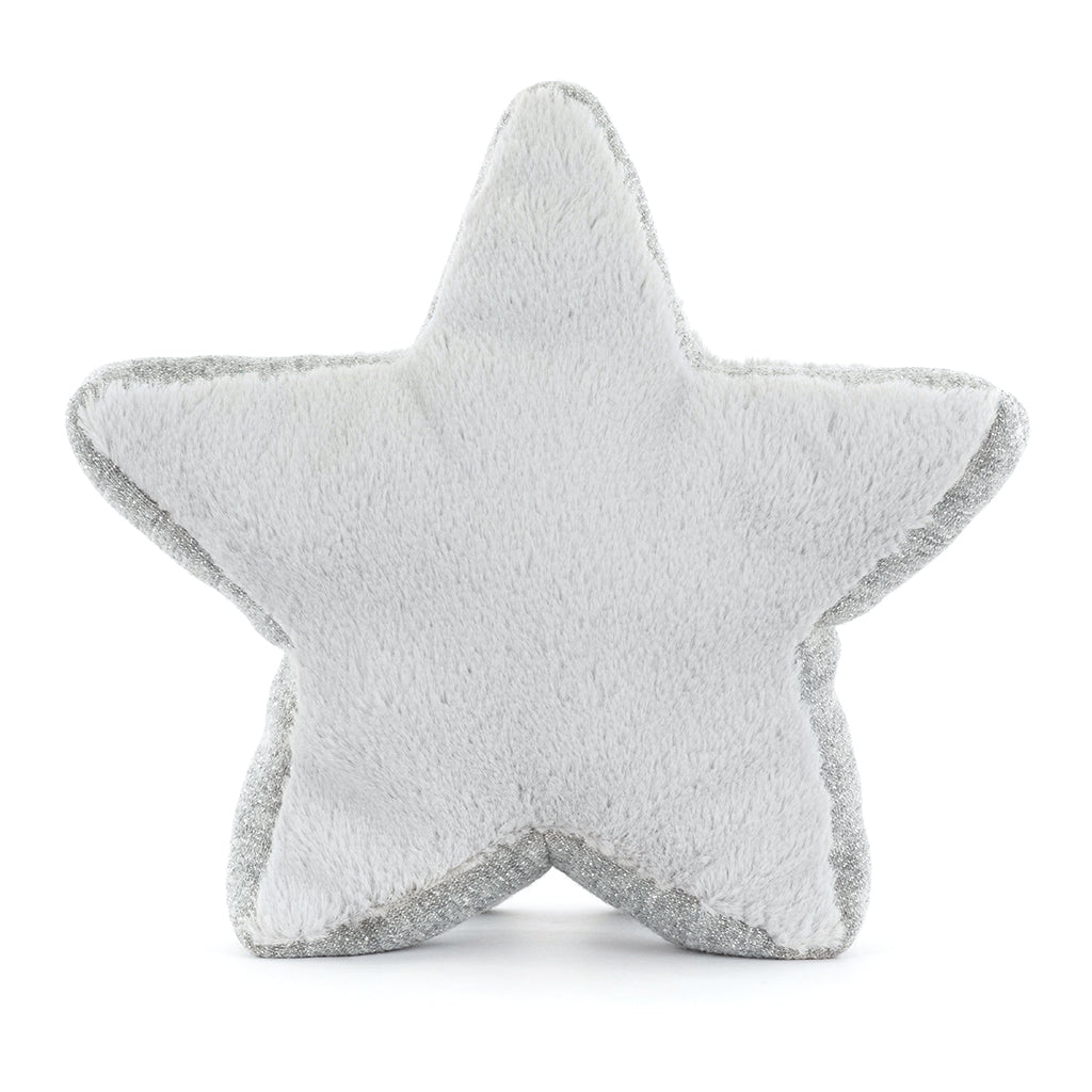Jellycat Plush Toy, Amuseables Silver Star - 17 cm