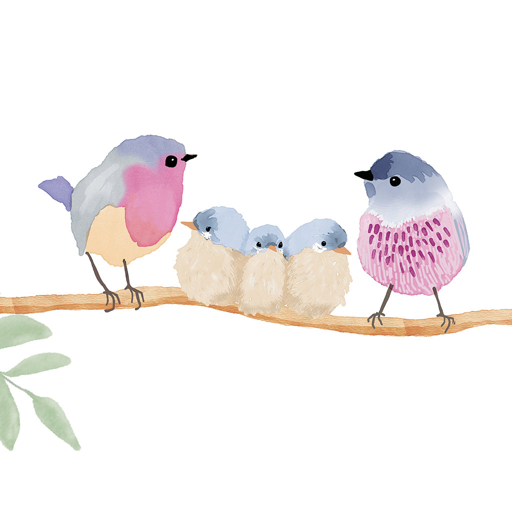 Mimi Lou Wall Sticker Frieze, Birdsong