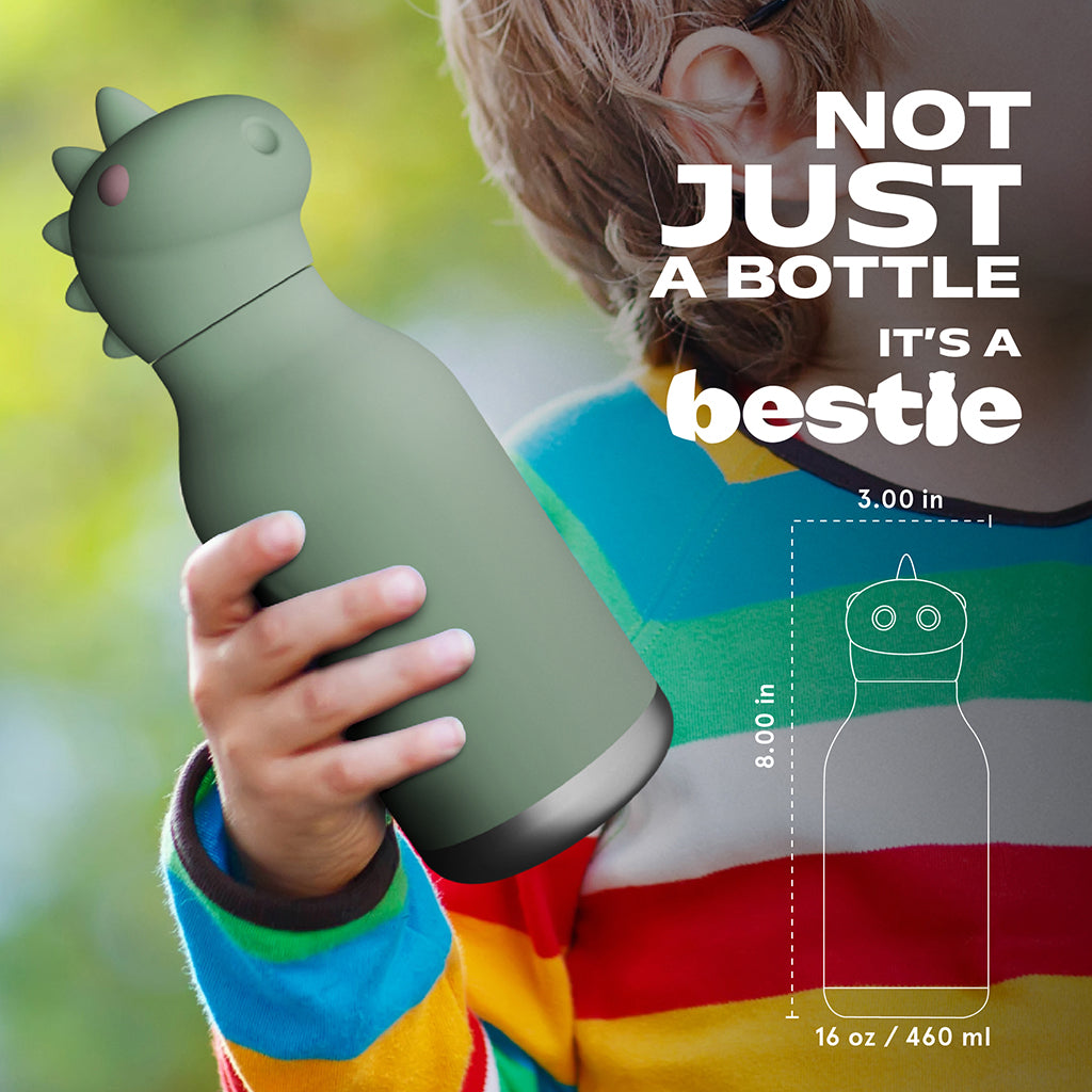 Asobu Bestie Animal termo drikkedunk, 460 ml. - Dinosaur
