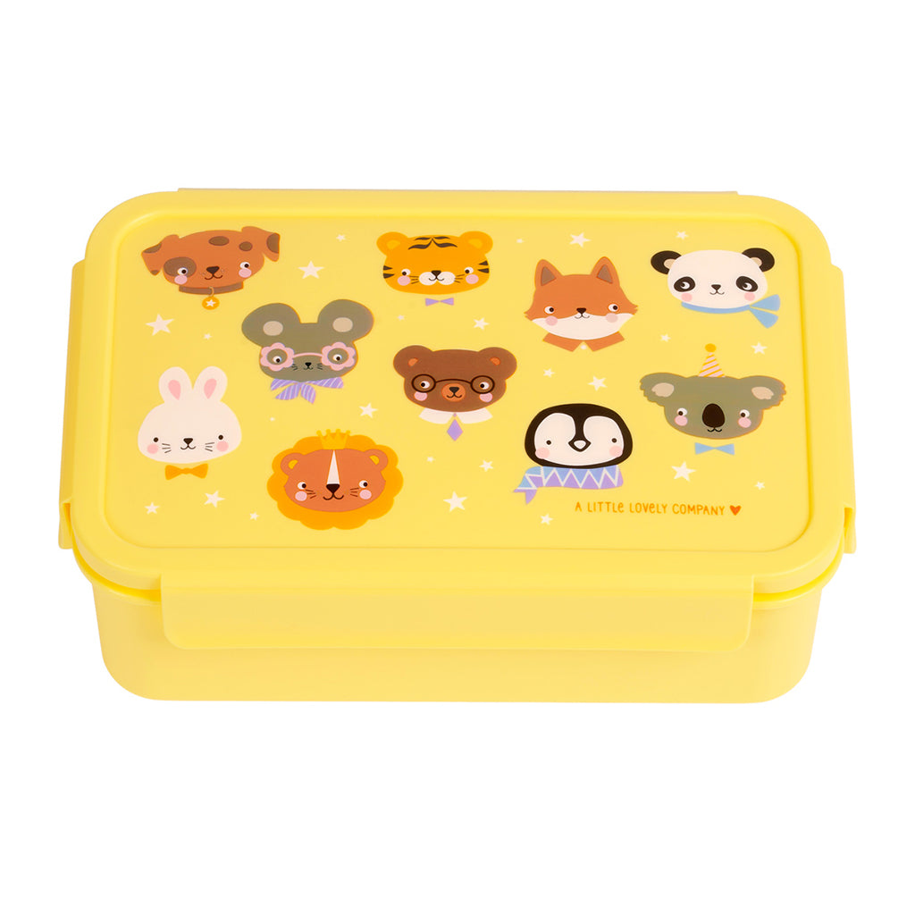 A Little Lovely Company Lunchbox, Bento - Animal Friends