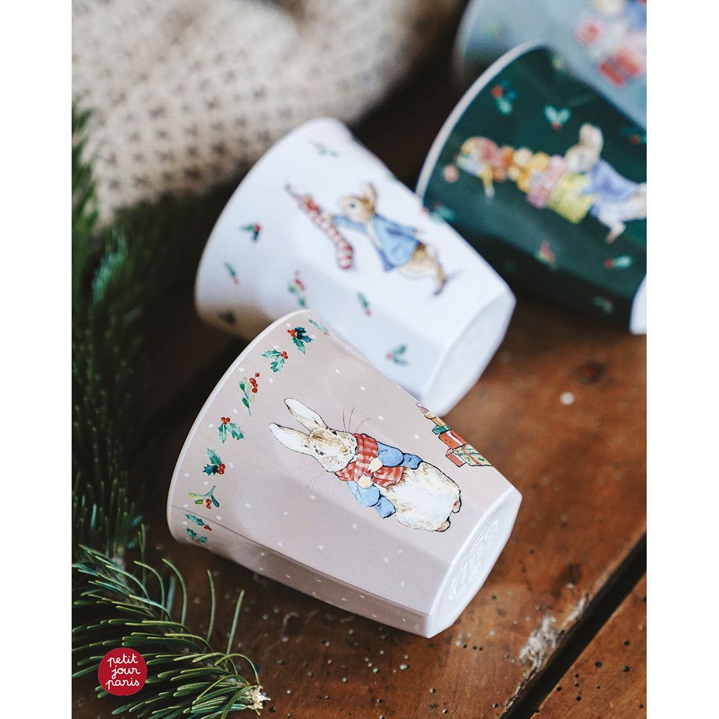 Petit Jour Paris, Peter Rabbit Cup, Christmas - Snowman