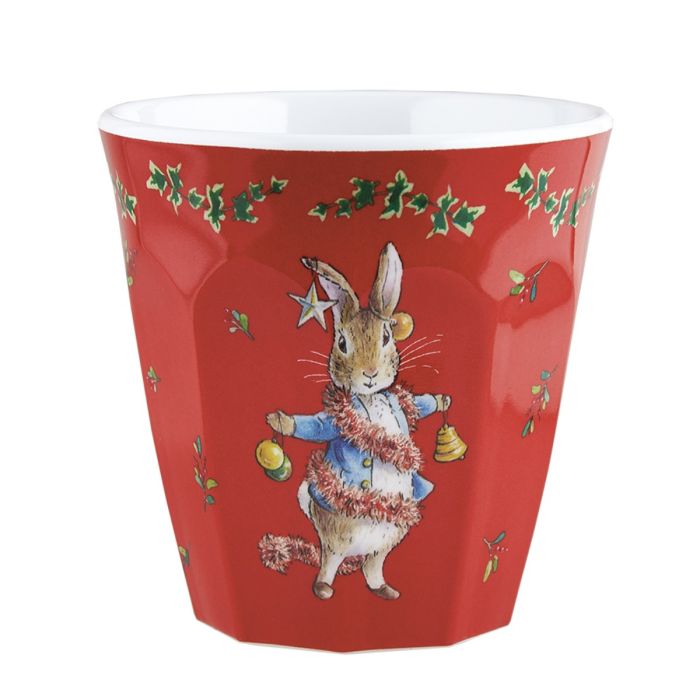 Petit Jour Paris, Peter Rabbit Christmas Cup - Red