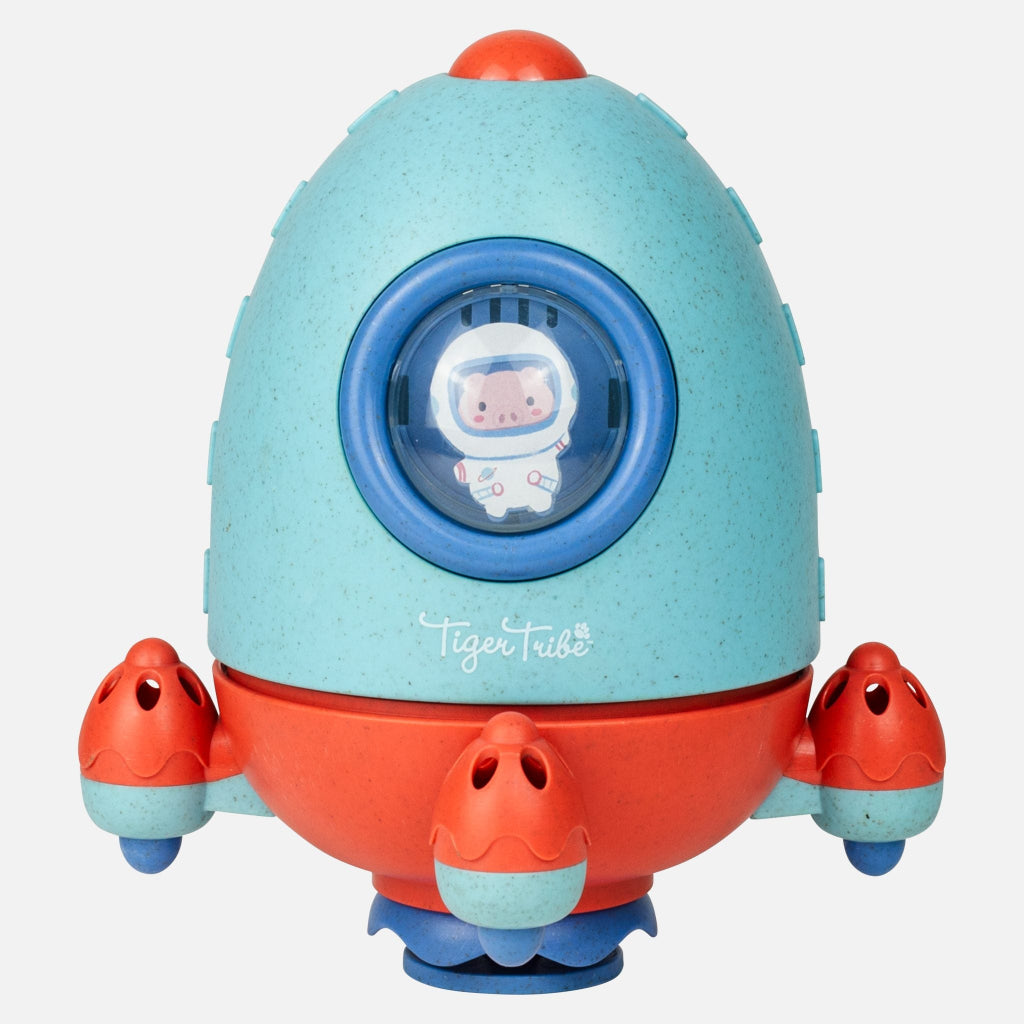 Tiger Tribe Bath Toy, Bath Rocket – Rotating Bath Rocket