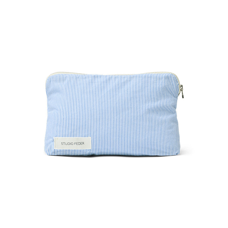 Studio Feder mini toilettaske, Celia - Milk Stripe