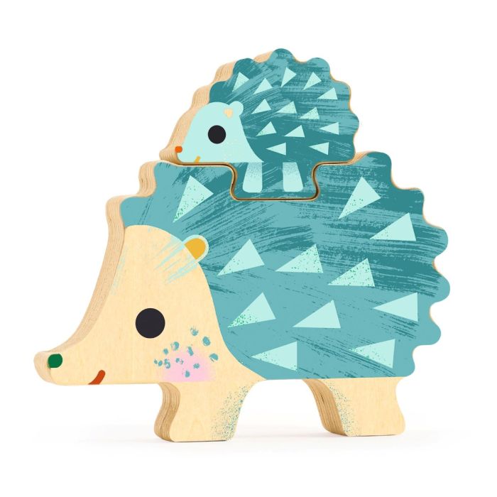 Djeco Puzz & Play, Wooden Puzzle - The Family