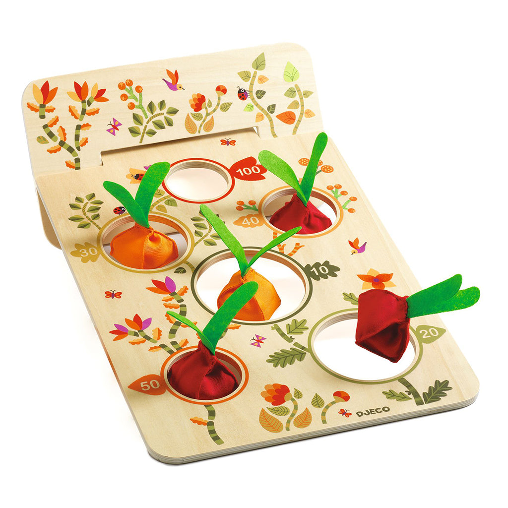 Djeco Game, Bean Bag Toss - Garden Party