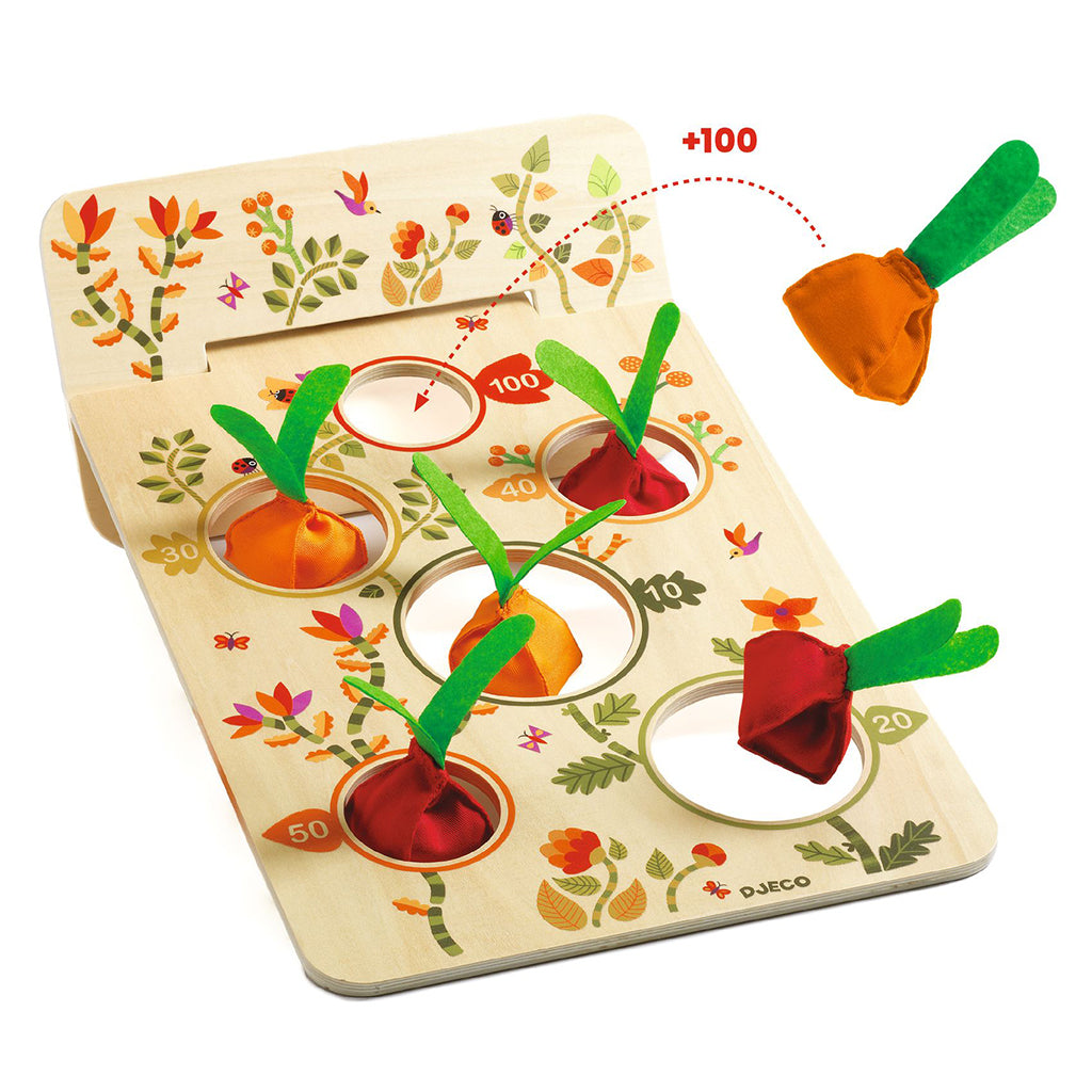 Djeco Game, Bean Bag Toss - Garden Party