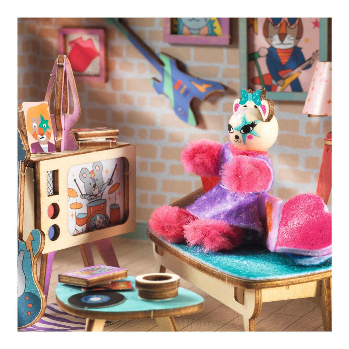 Djeco Mi House, DIY, miniature dukkehus - Stella
