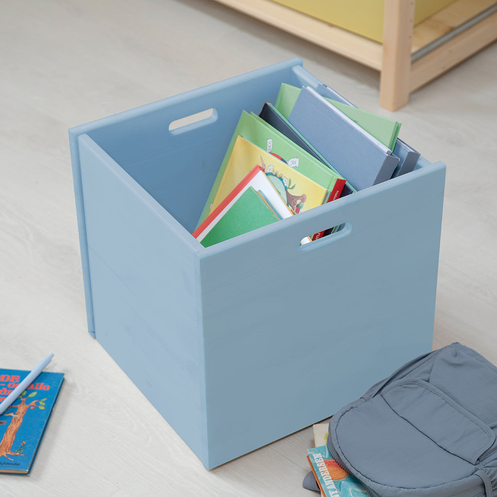 By Aulum Dana Bookcase, 30 or 40 cm Depth - Himalayan Blue