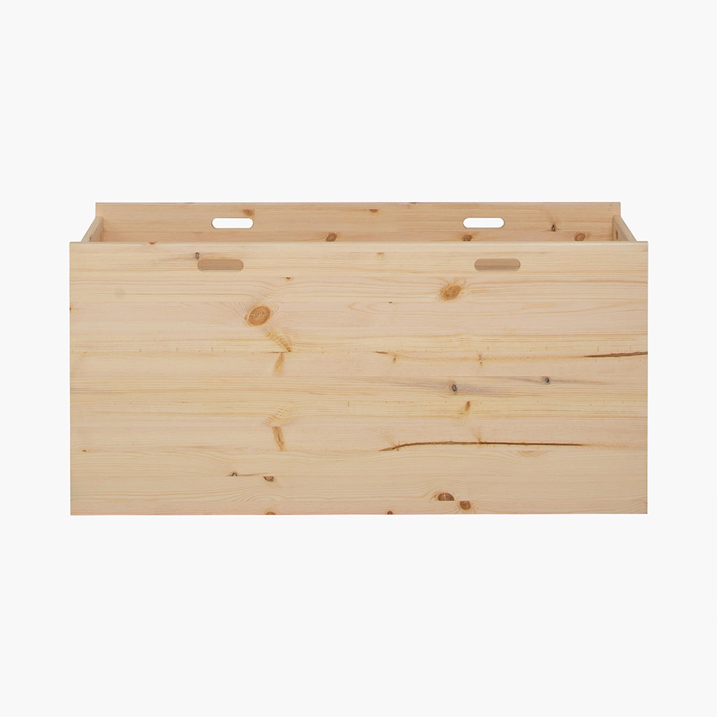 By Aulum Dana Large Storage Box with Wheels, Various Sizes - Natural