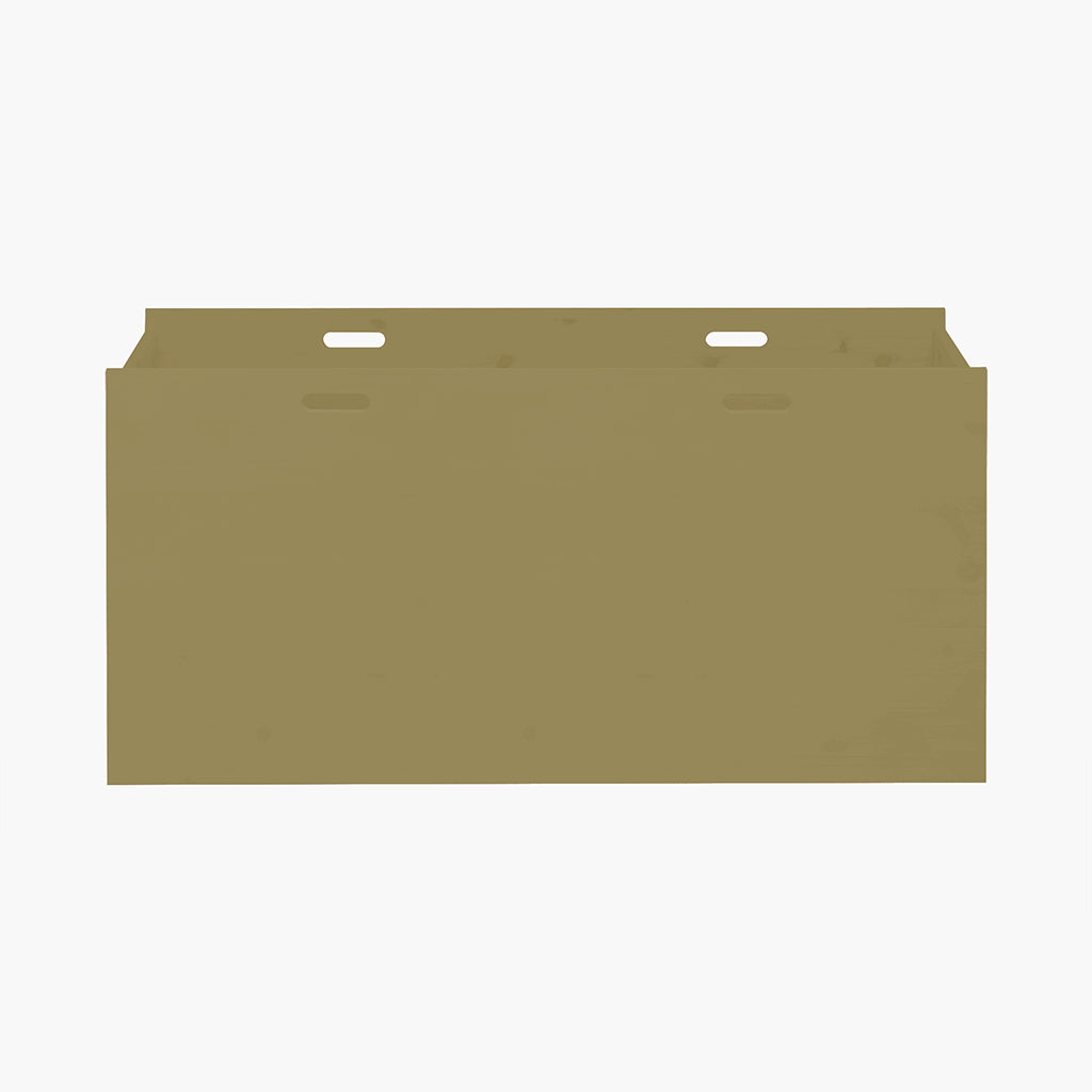 By Aulum Dana Large Storage Box with Wheels, Multiple Sizes - Olive