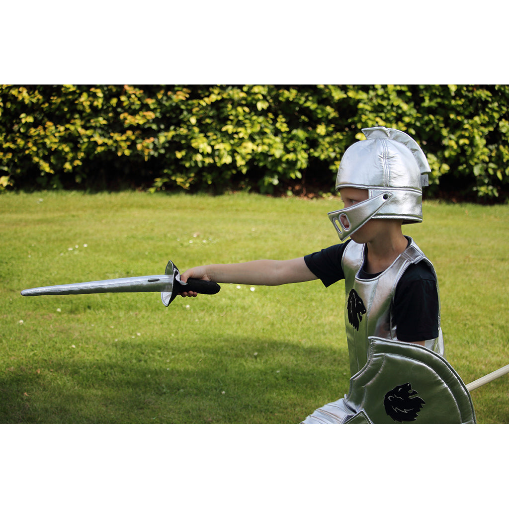 By Astrup Dress-Up – Knight’s Armor, Silver Vest – For Children Aged 3 and Up