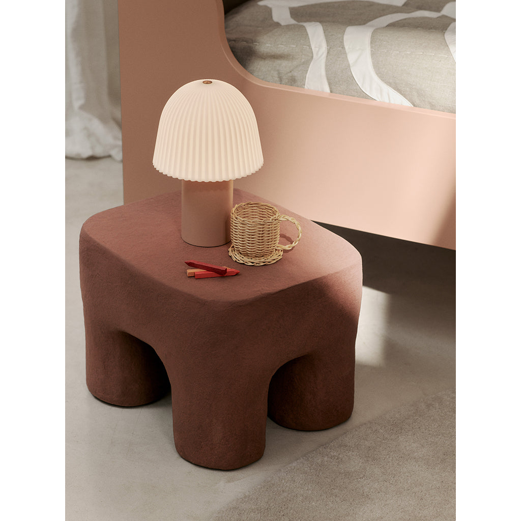 ferm Living, Frill Portable Lamp - Rose/white