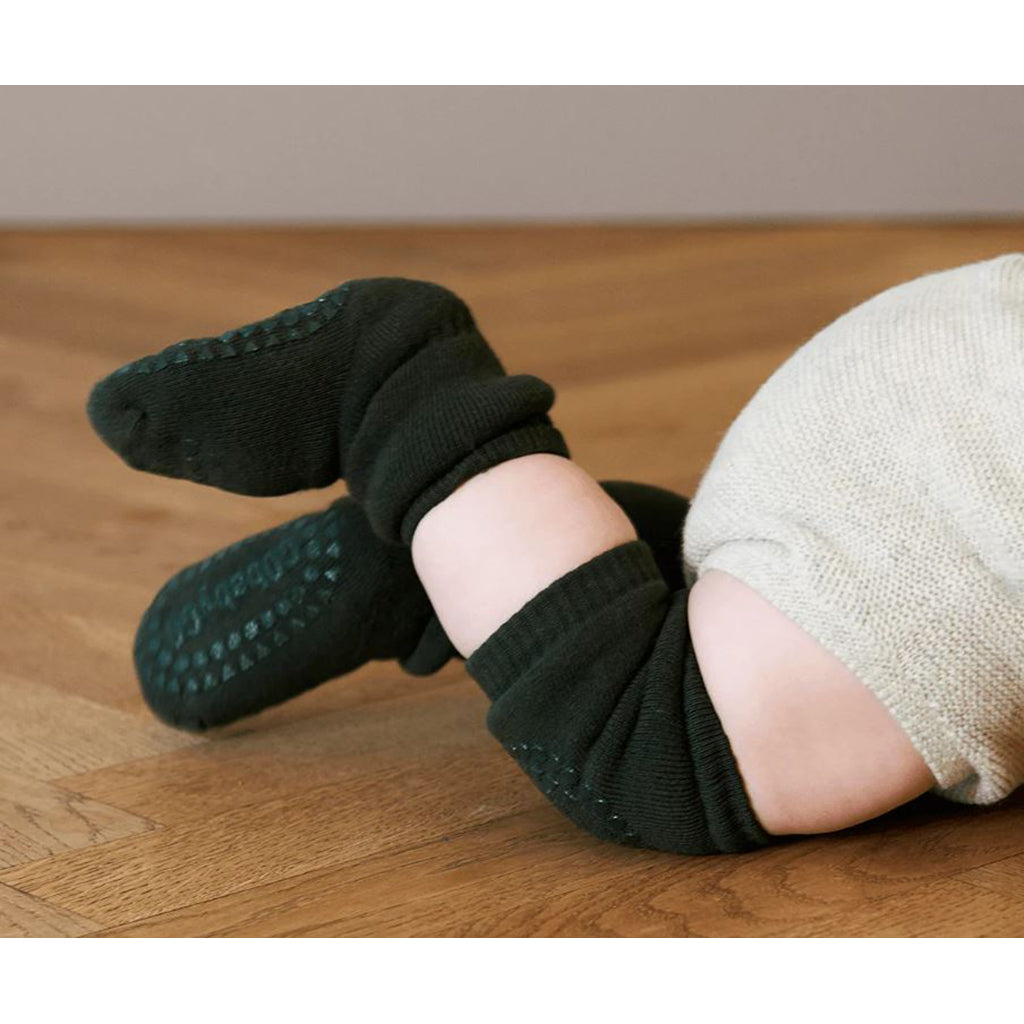 GoBabyGo knæbeskyttere m. gummidutter, Forest green