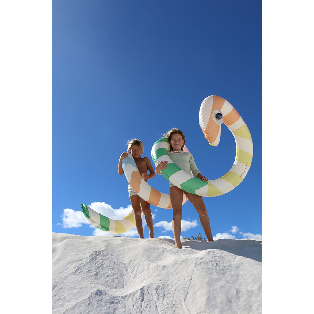 Sunnylife Pool Float, Giant Snake, Sorbet – For ages 6 and up