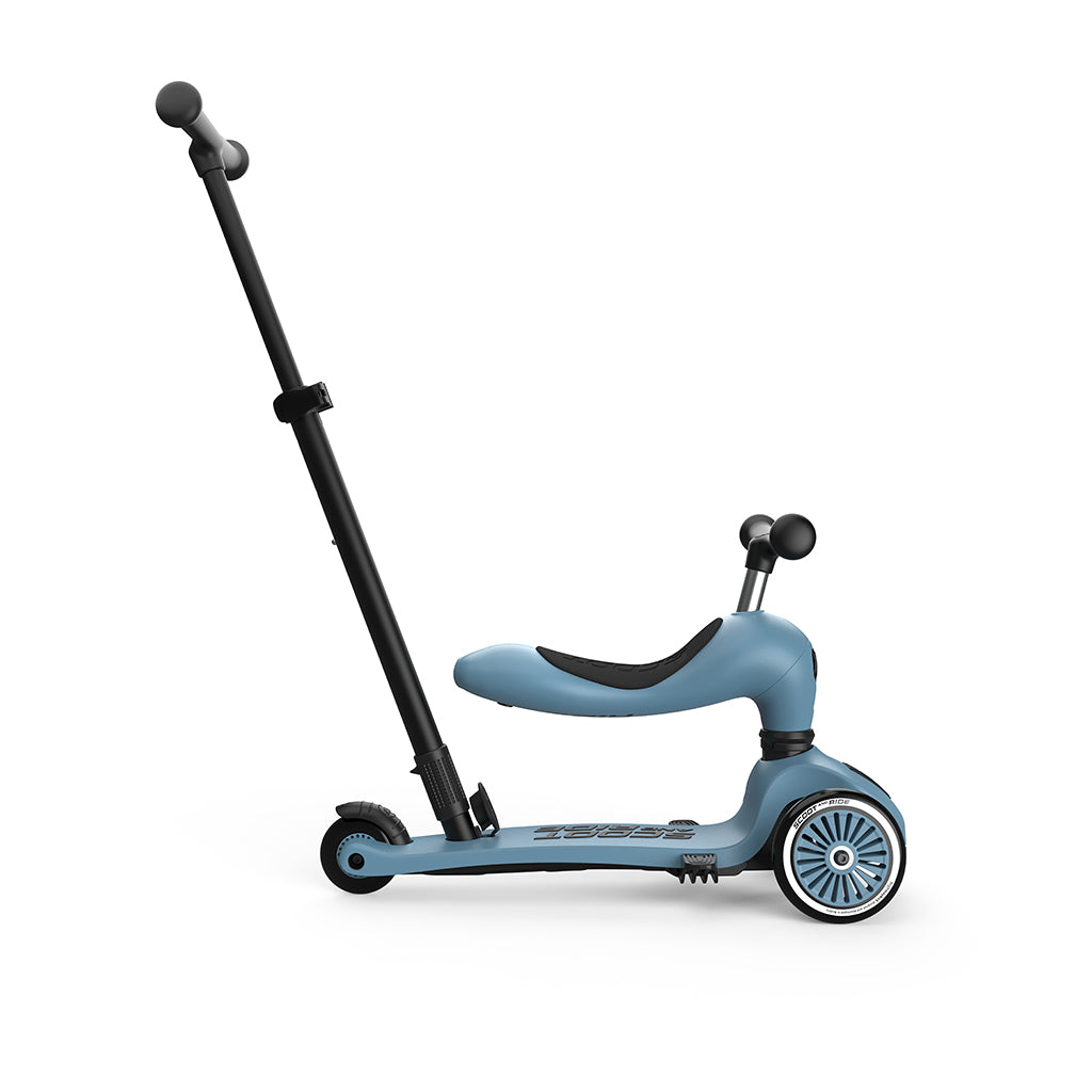 Scoot and Ride, Highway Kick 1, Push & Go Scooter with Push Bar - Steel