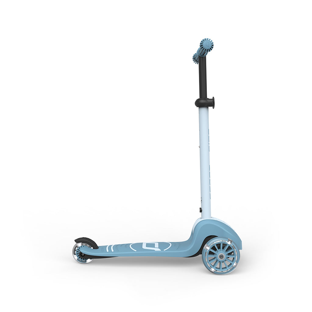 Scoot and Ride Highway Kick 3S Scooter - LED Steel